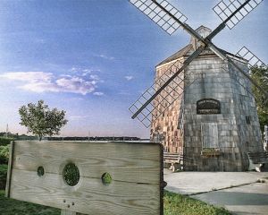 hamptons slide show, windmill, sag harbor, canvas transfer, zzz